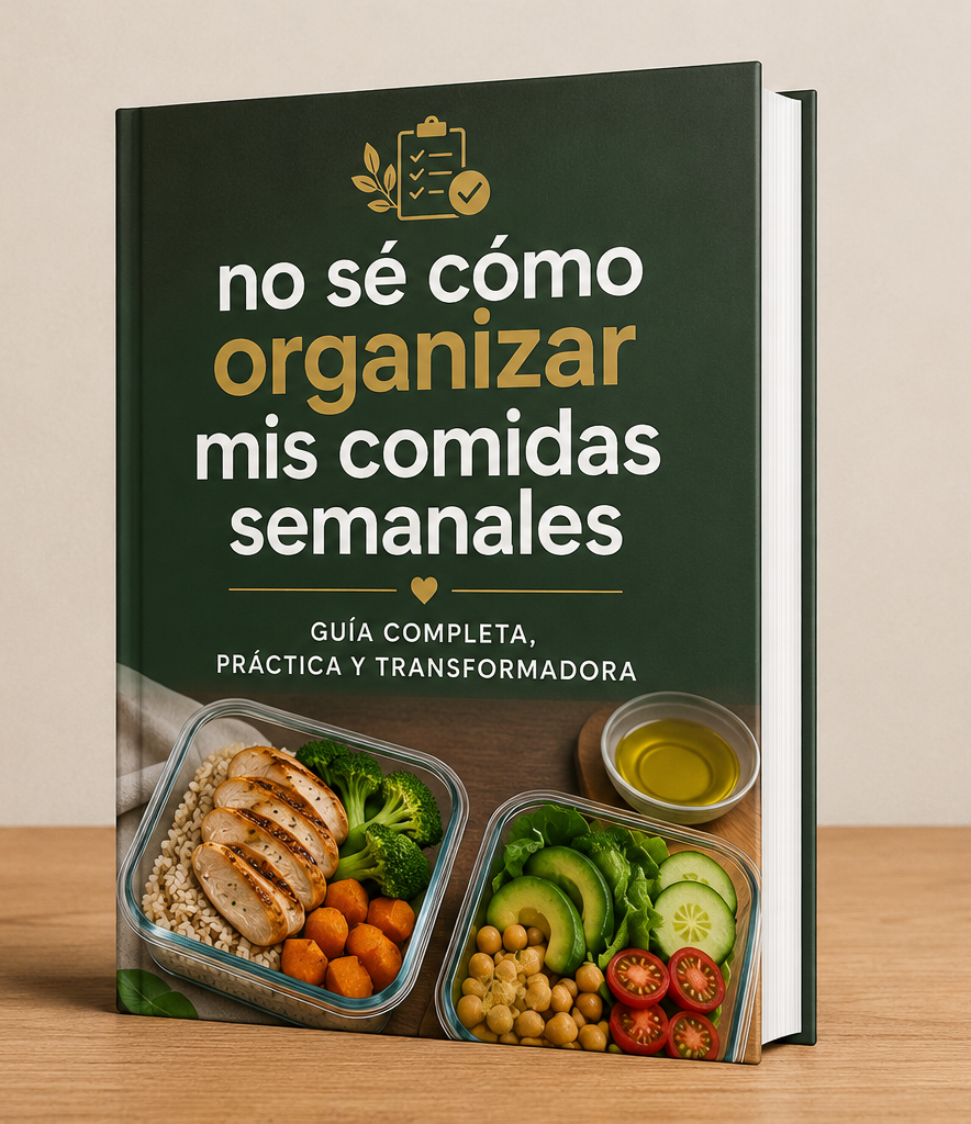 Recupera el control de tus comidas semanales sin estrés.