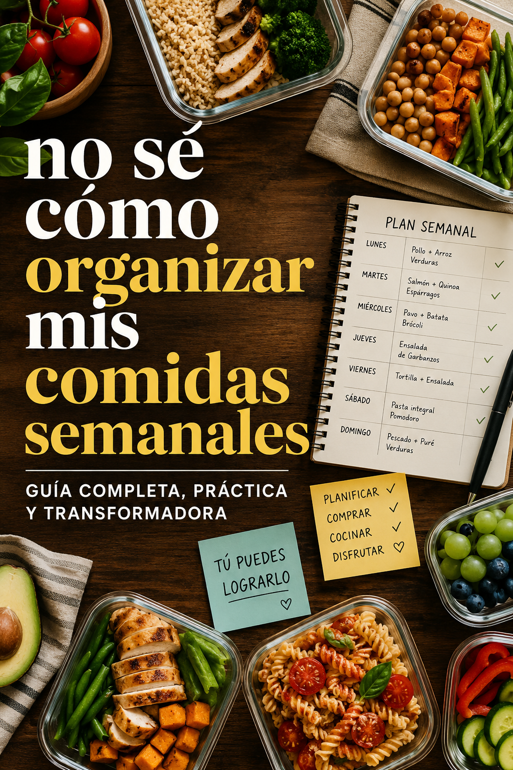 Recupera el control de tus comidas semanales sin estrés.